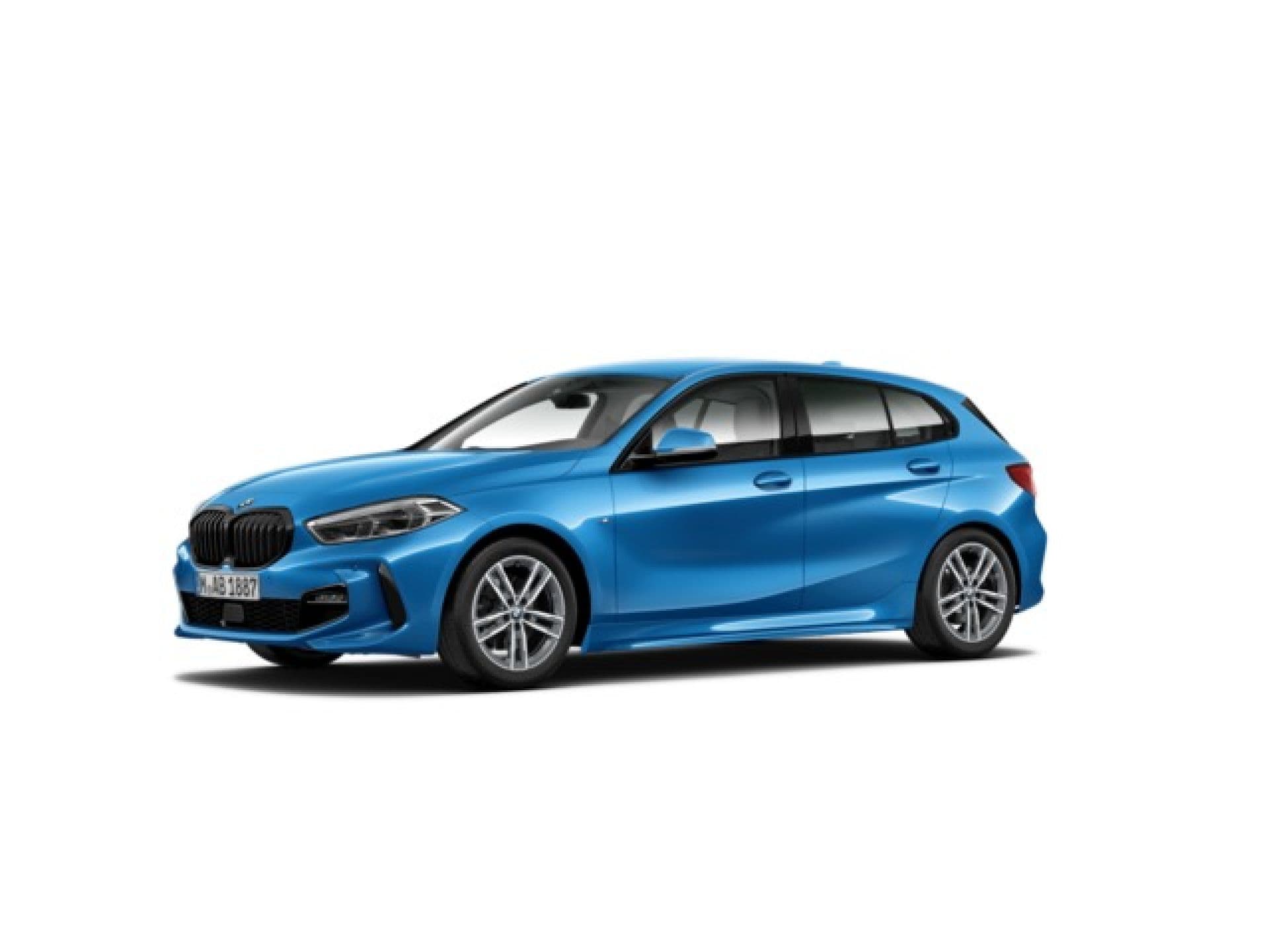 BMW Serie 1 116d, color Pintura metalizada Misano Blau, 2020, foto 2 de 8