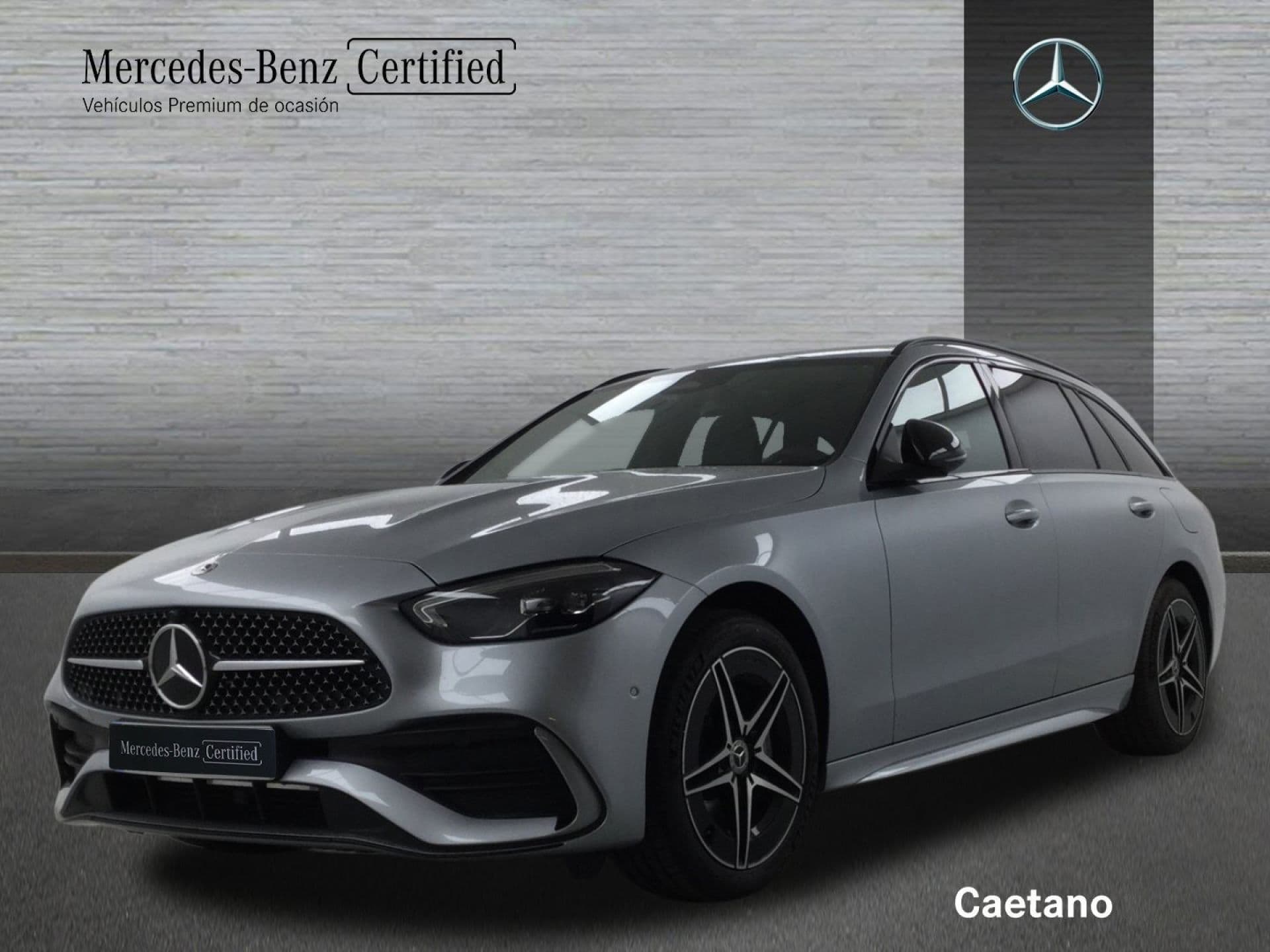 Mercedes-Benz Clase C 300 d e Estate demo, plata hightech (metalizado)
