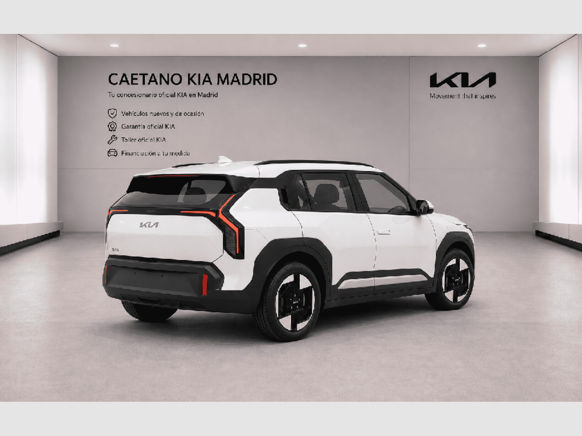 Kia EV3 Air Long Range, color Snow White Pearl (metalizada), 2025, foto 3 de 4