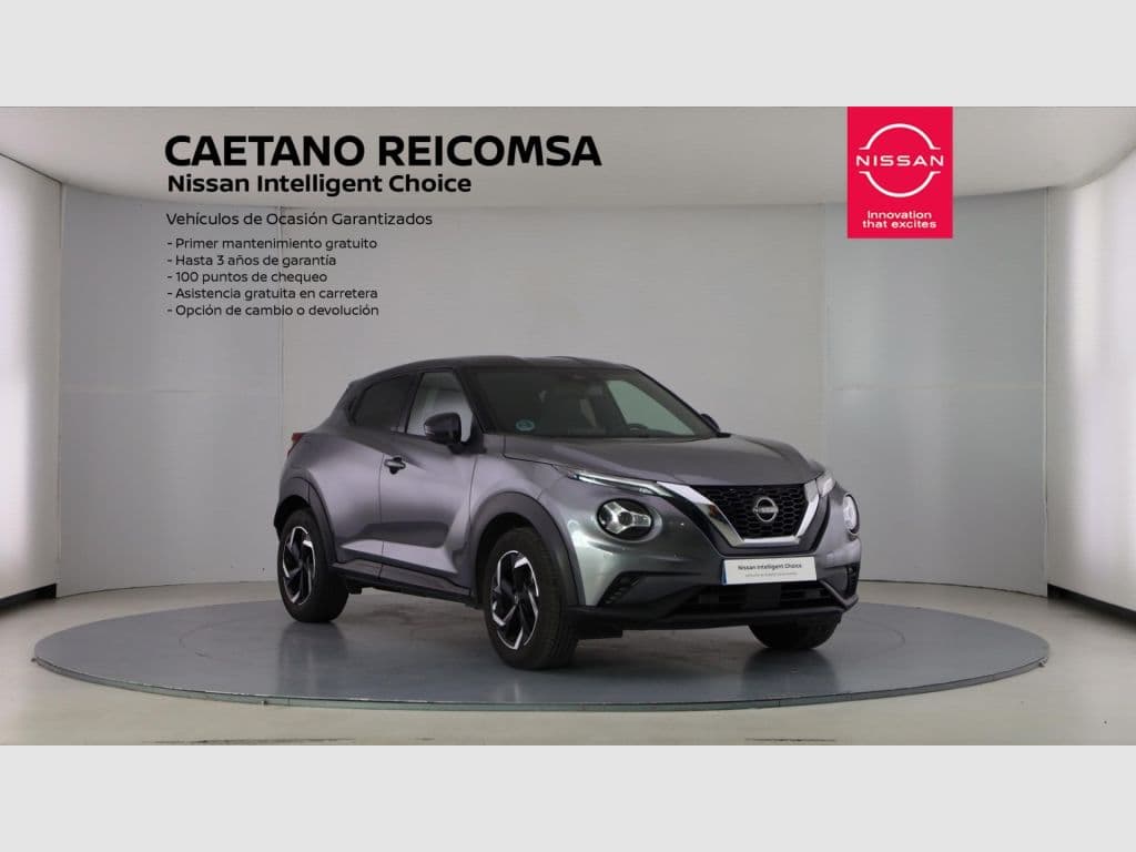 Nissan JUKE DIG-T 84 kW (114 CV) DCT 7V N-Connecta, color Skline Grey Metalizado Techo Midnight Black, 2023