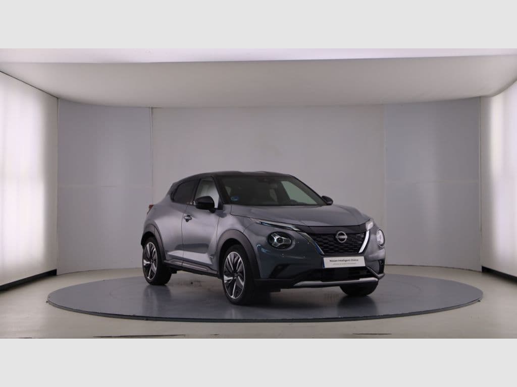 Nissan JUKE 1.6 Hybrid 105kW (145CV) N-Design Black, color Katana Grey Metalizado Techo Midnight Black, 2023