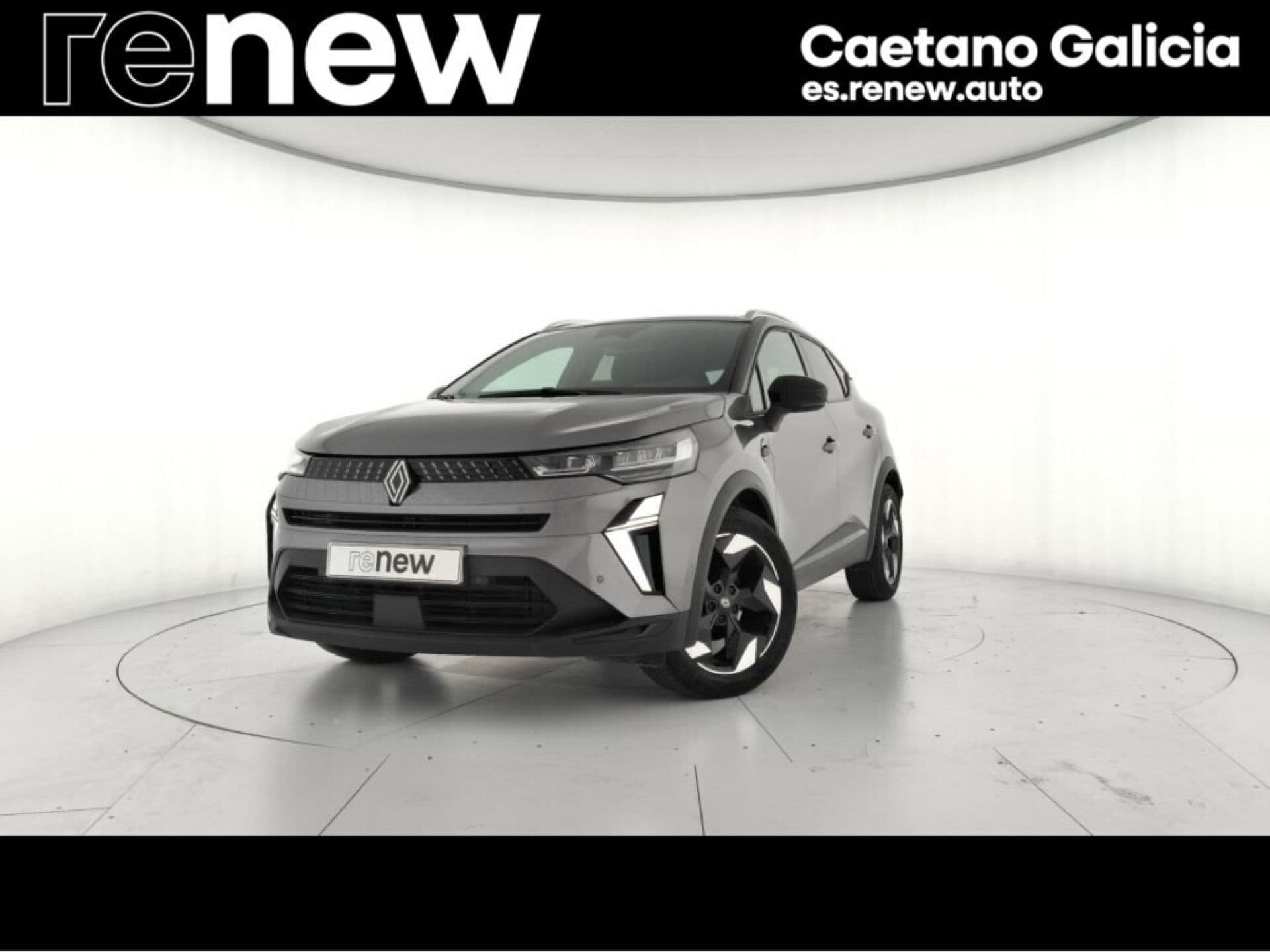 Renault Captur techno Eco-G 100cv (74 kW), color Carrocería gris casiopea con techo negro brillante, 2025