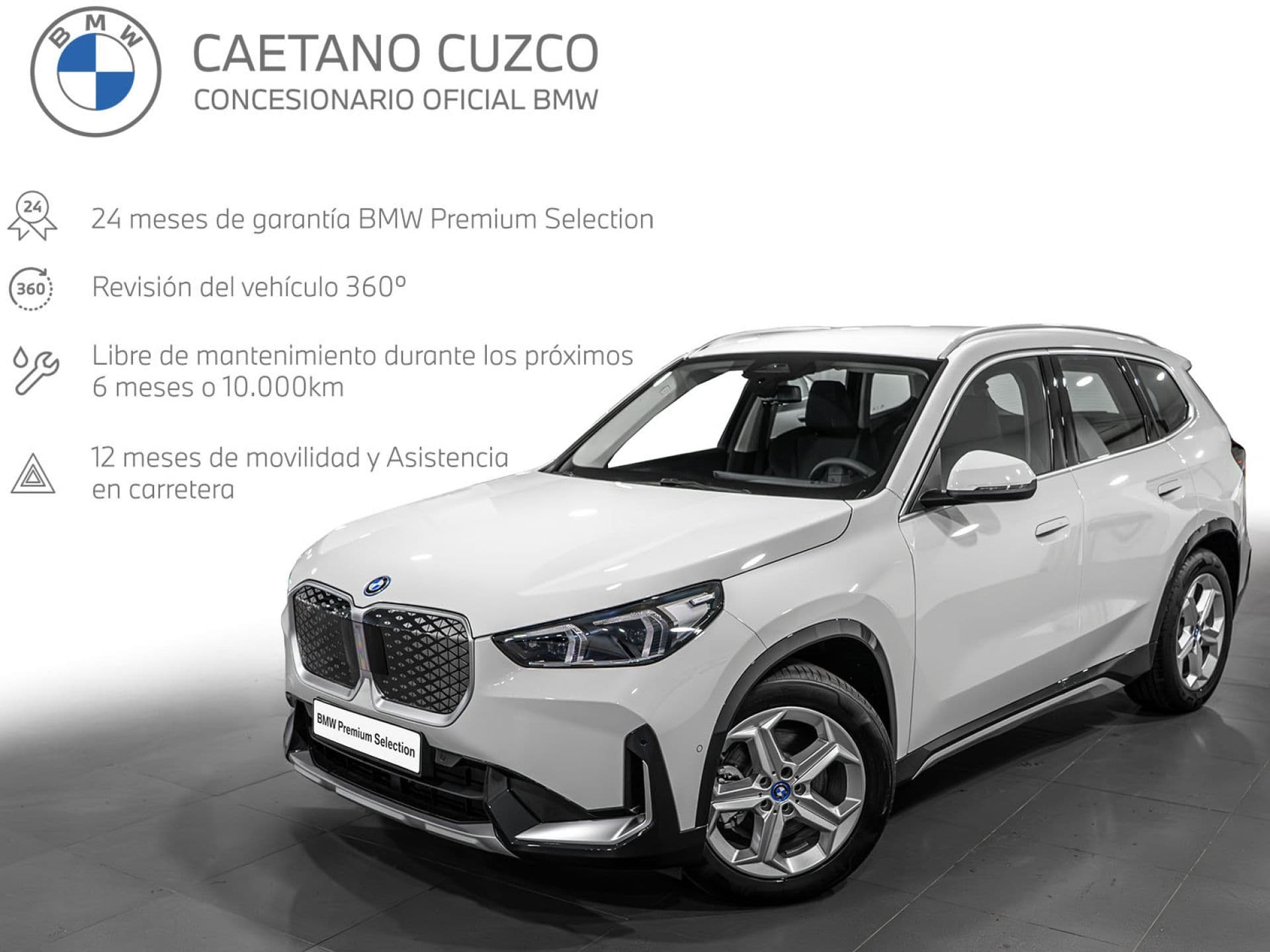 BMW iX1 xDrive30, color Alpinweiß (sólido), 2025