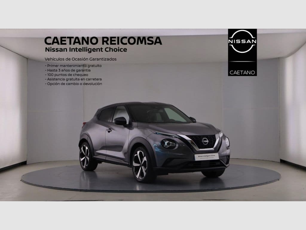Nissan JUKE DIG-T 84 kW (114 CV) 6M/T Tekna, color Skline Grey Metalizado Techo Midnight Black, 2023
