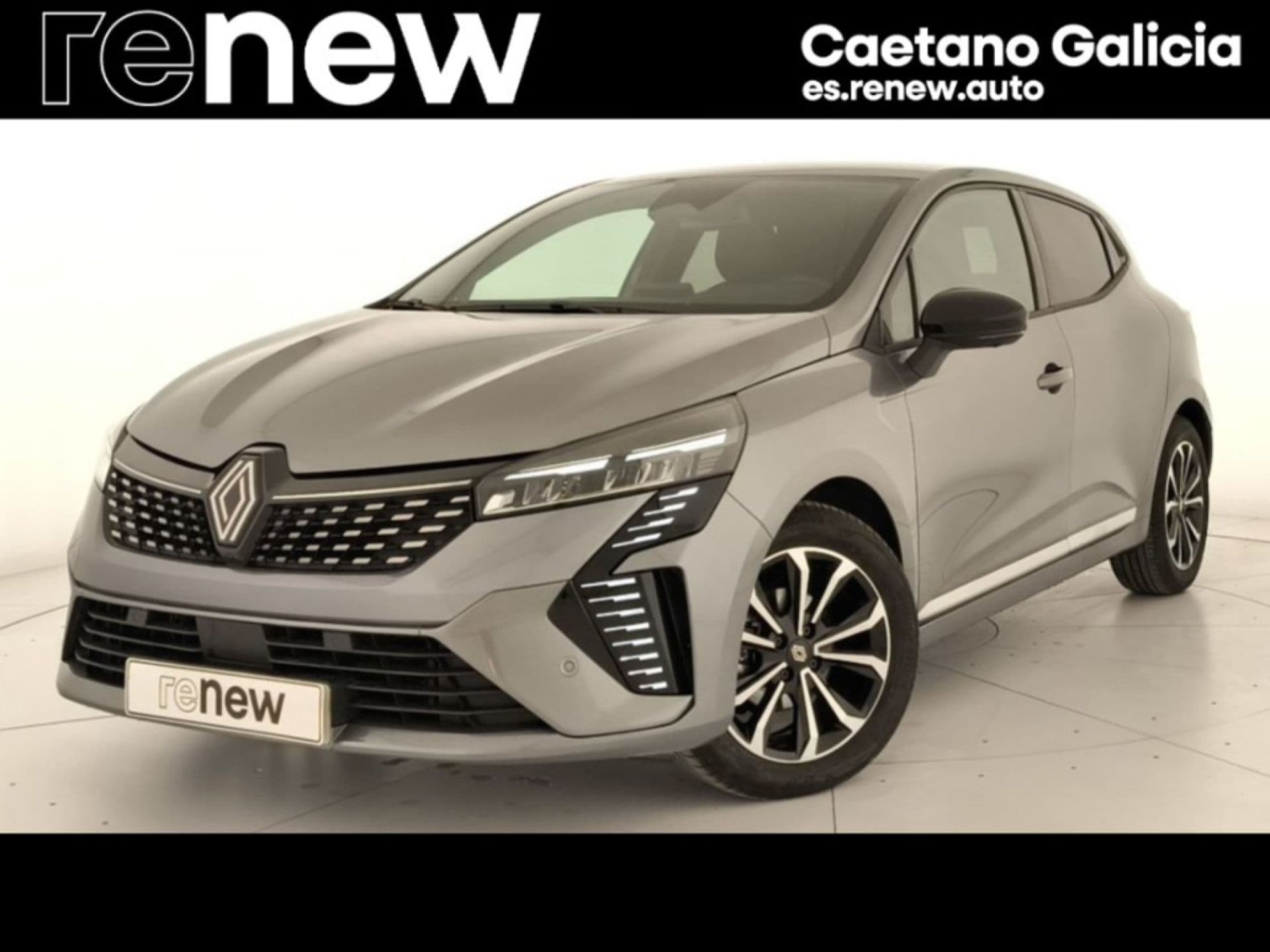 Renault Clio techno Eco-G 100cv (74kW), color Gris Pizarra (metalizada), 2025