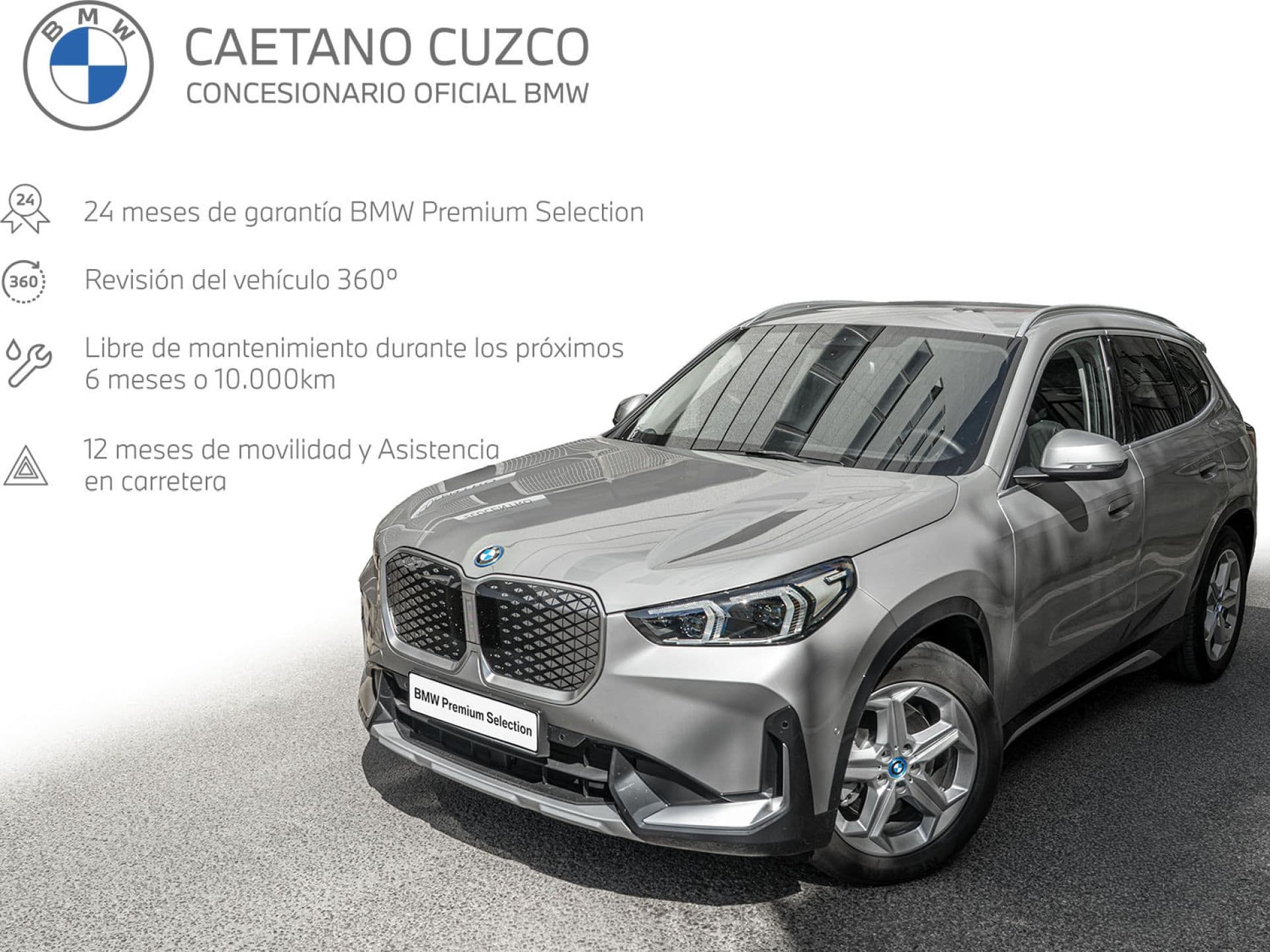 BMW iX1 xDrive30, color Spacesilber (metalizado), 2024, foto 1 de 12