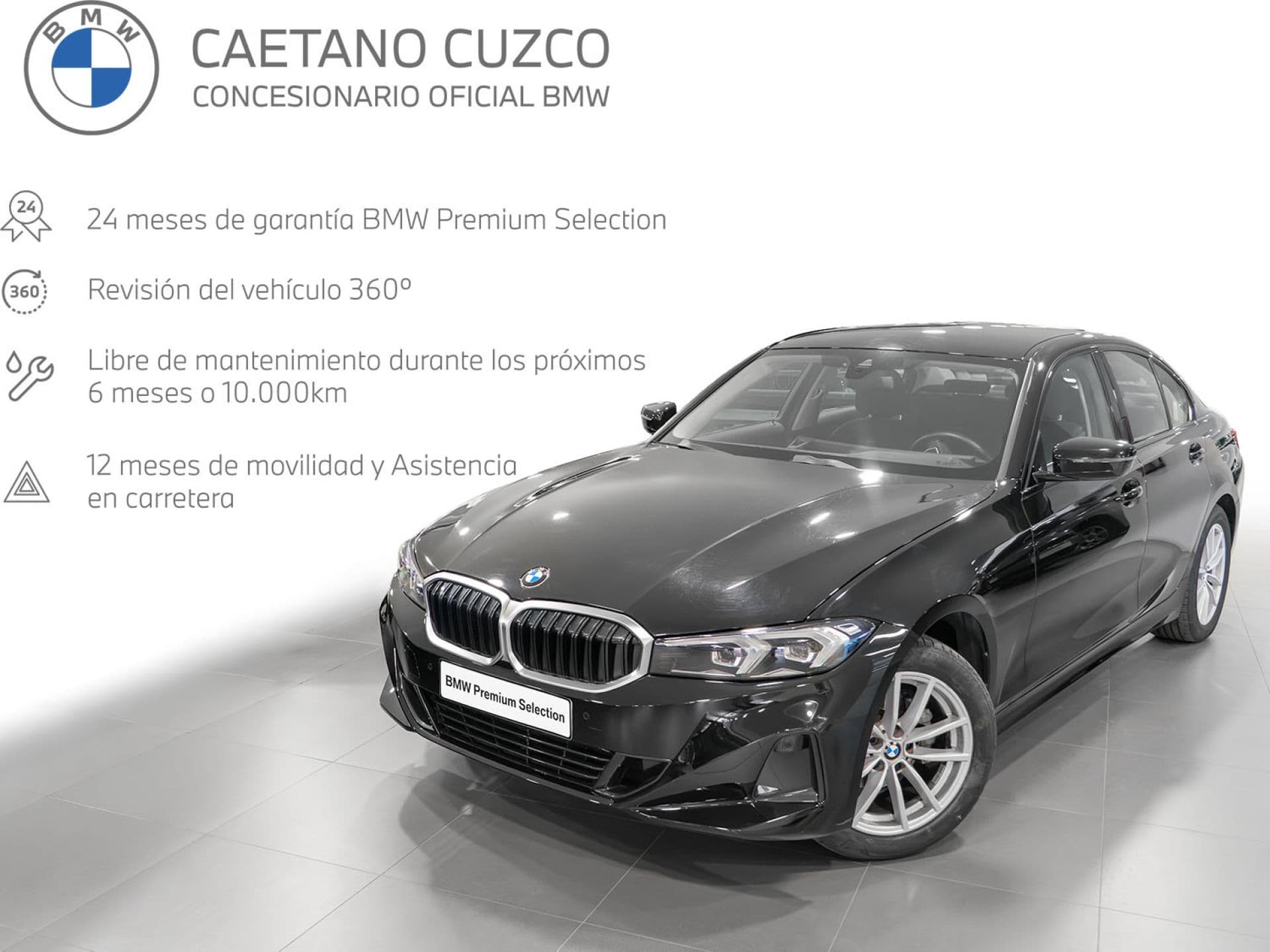 BMW Serie 3 318d Auto., color Negro (sólido), 2022, foto 1 de 8