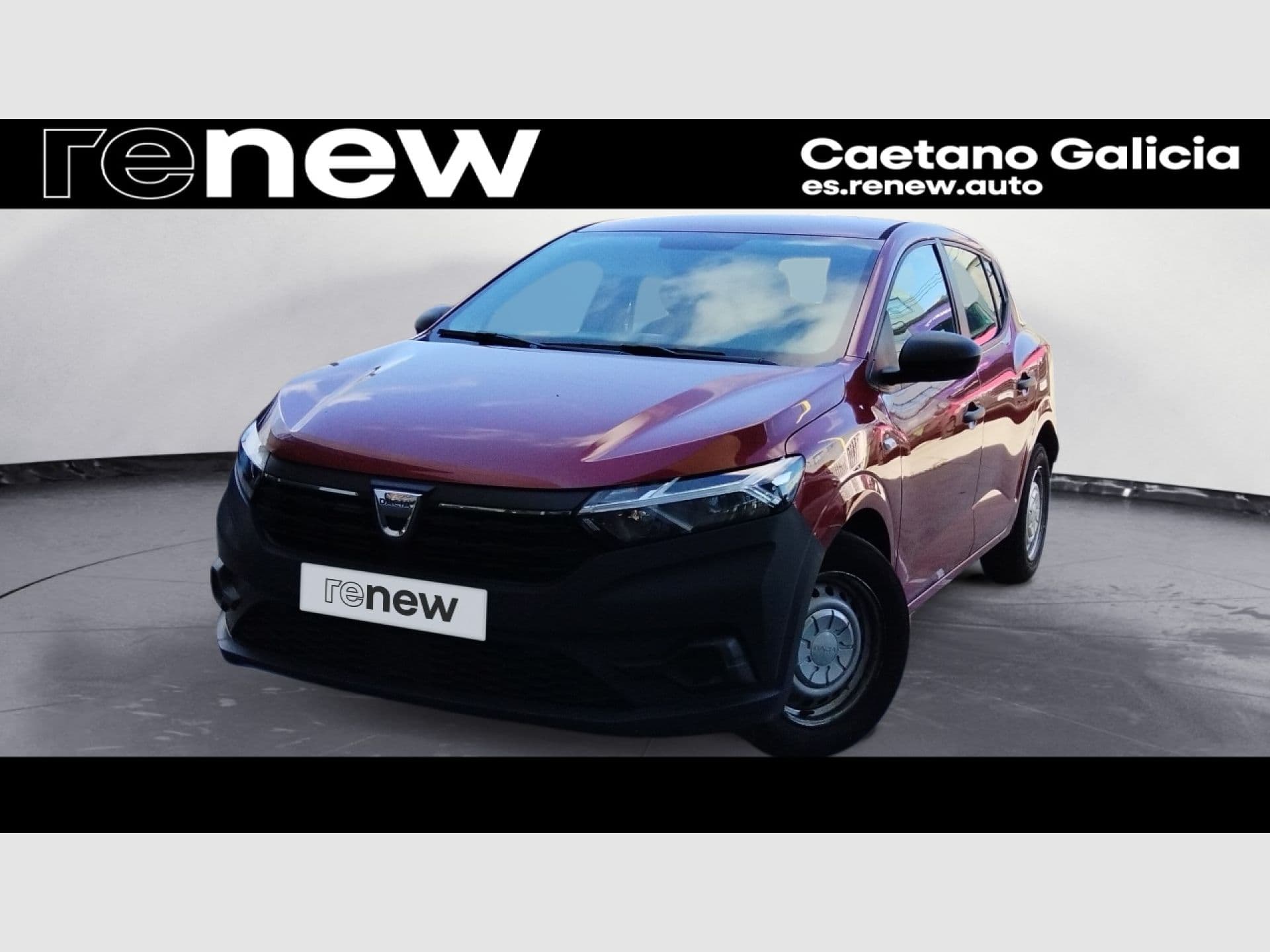 Dacia Sandero Access SCe 49kW (65CV), color Rojo Fusión (metalizado), 2022, foto 1 de 6