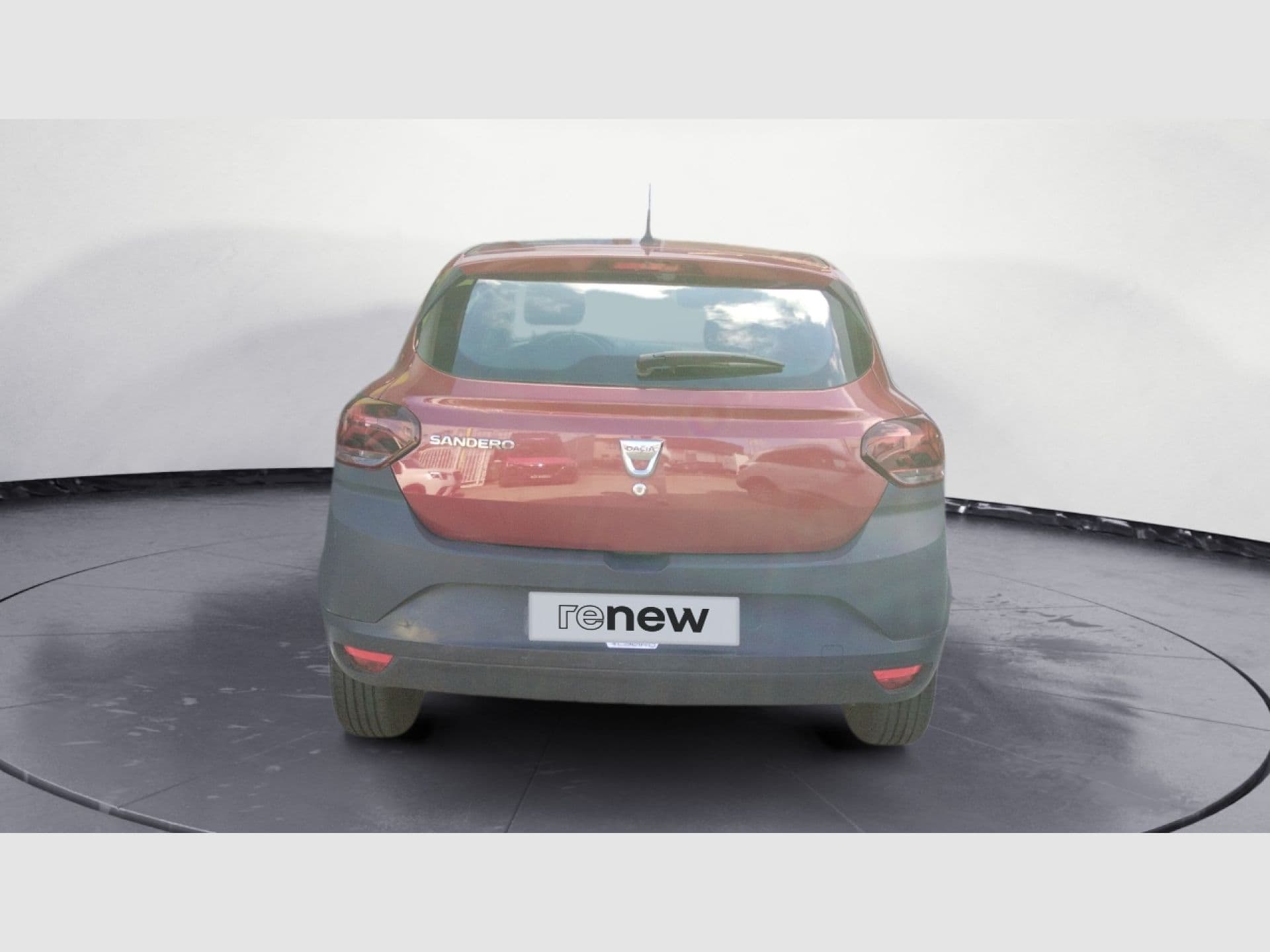 Dacia Sandero Access SCe 49kW (65CV), color Rojo Fusión (metalizado), 2022, foto 4 de 6