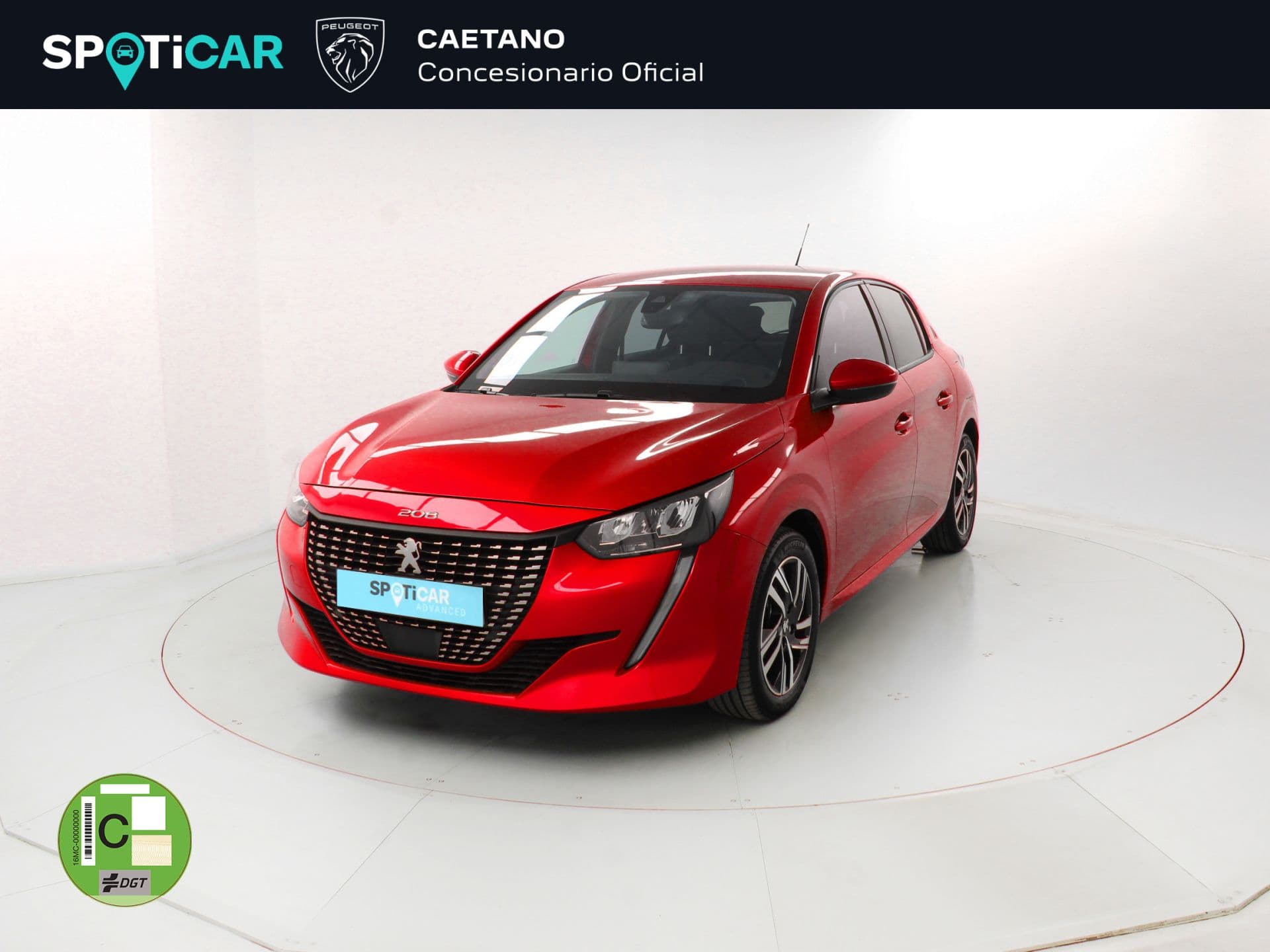 Peugeot 208 PureTech 73kW (100CV) Active Pack, color Rojo Elixir (especial), 2022, foto 1 de 6