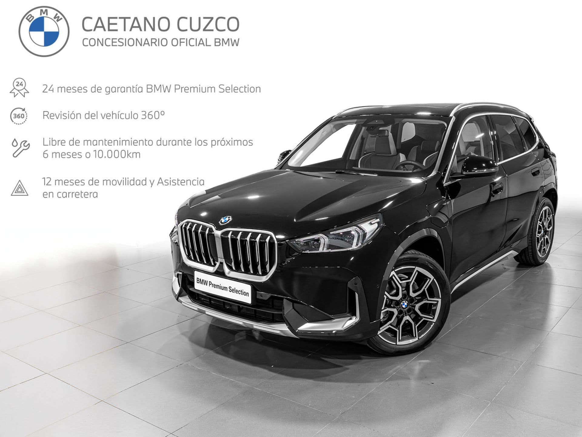 BMW X1 xDrive25e, color Negro (sólido), 2026