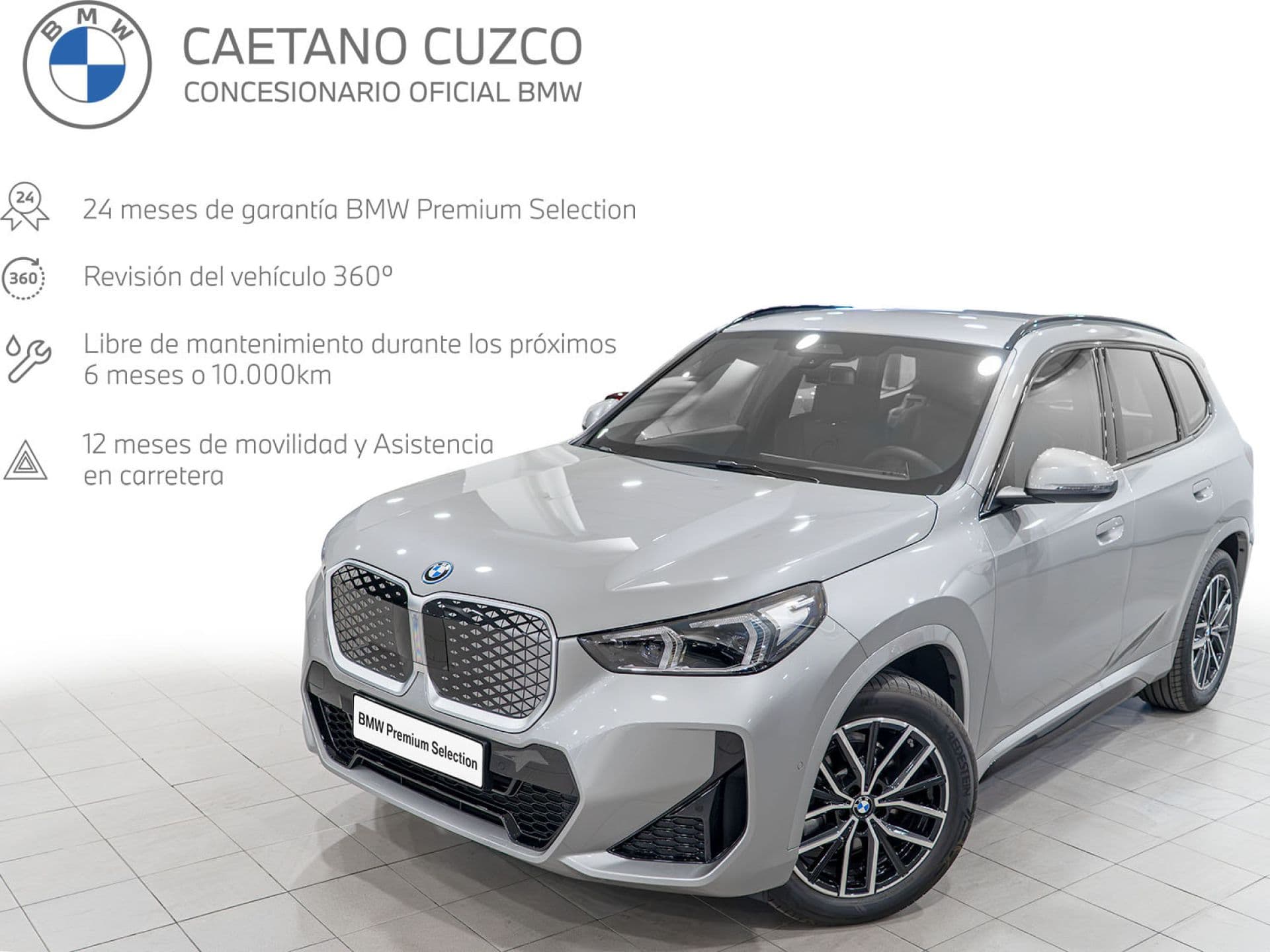 BMW iX1 eDrive20, color Spacesilber (metalizado), 2026