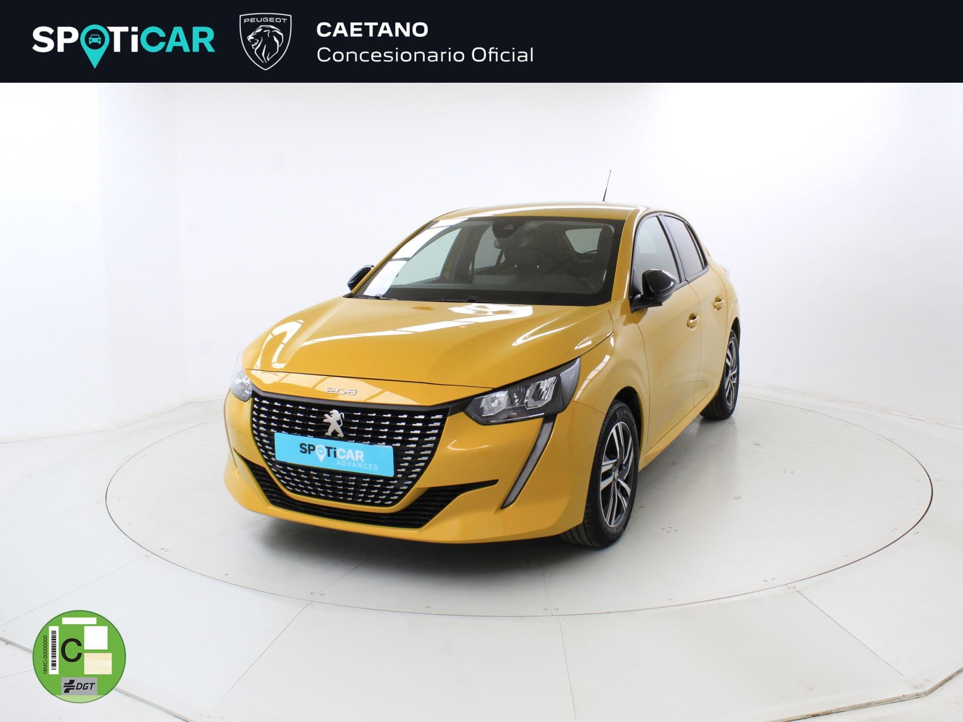 Peugeot 208 PureTech 73kW (100CV) Allure, color Amarillo Faro (metalizado), 2022, foto 2 de 6