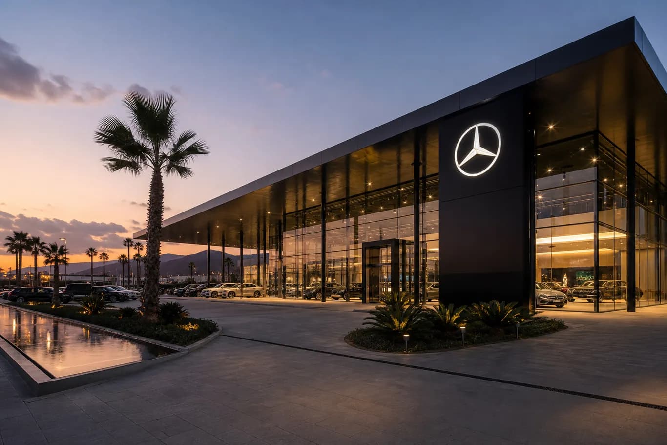 Instalaciones oficiales Mercedes-Benz de Caetano en Málaga
