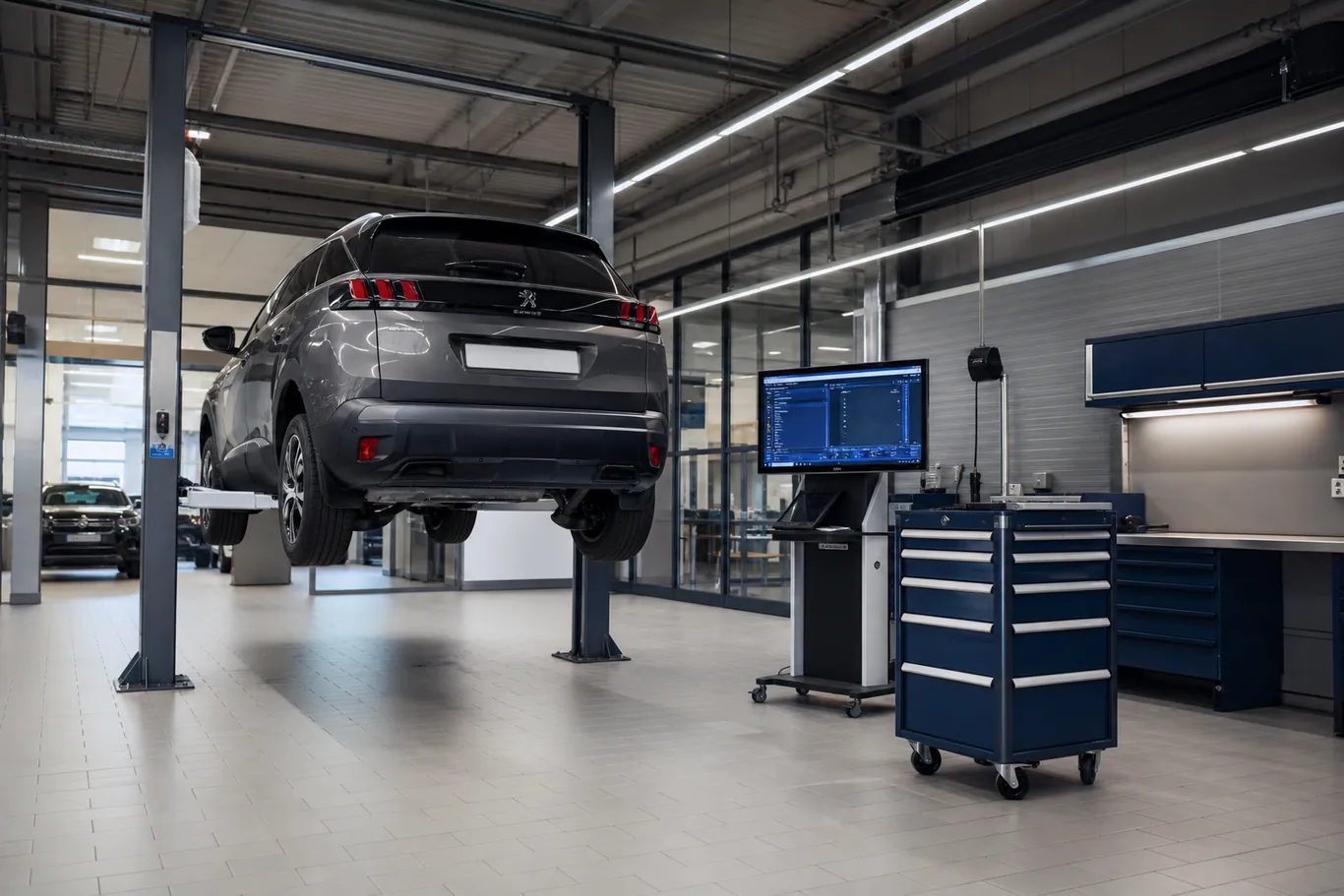 Taller oficial Peugeot — Caetano