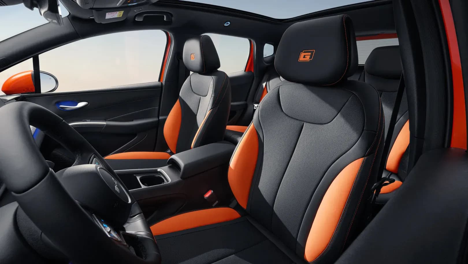 Asientos delanteros del BYD Dolphin G DM-i