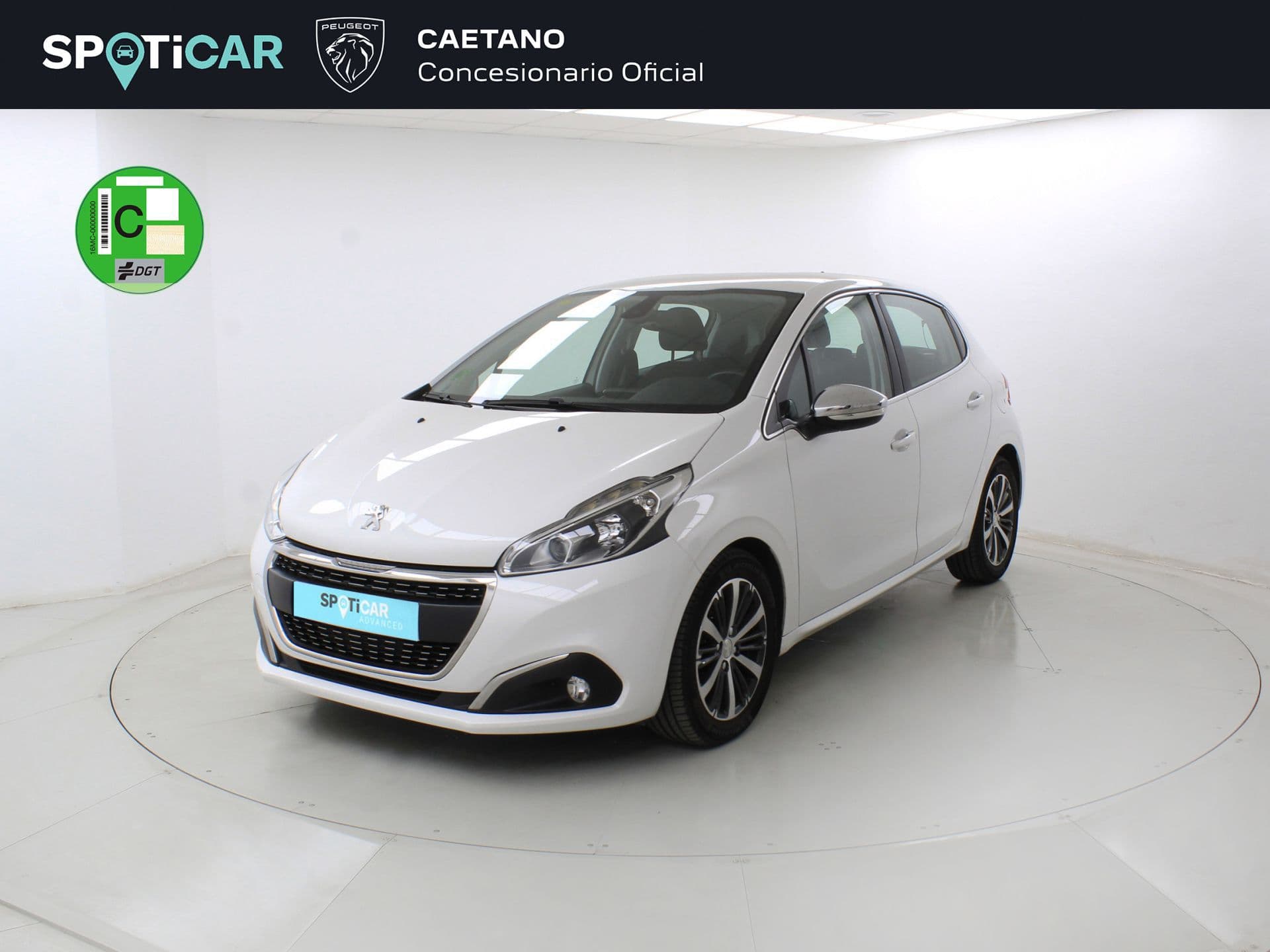Peugeot 208 5P ALLURE 1.6 BlueHDi 100, color Blanco, 2016