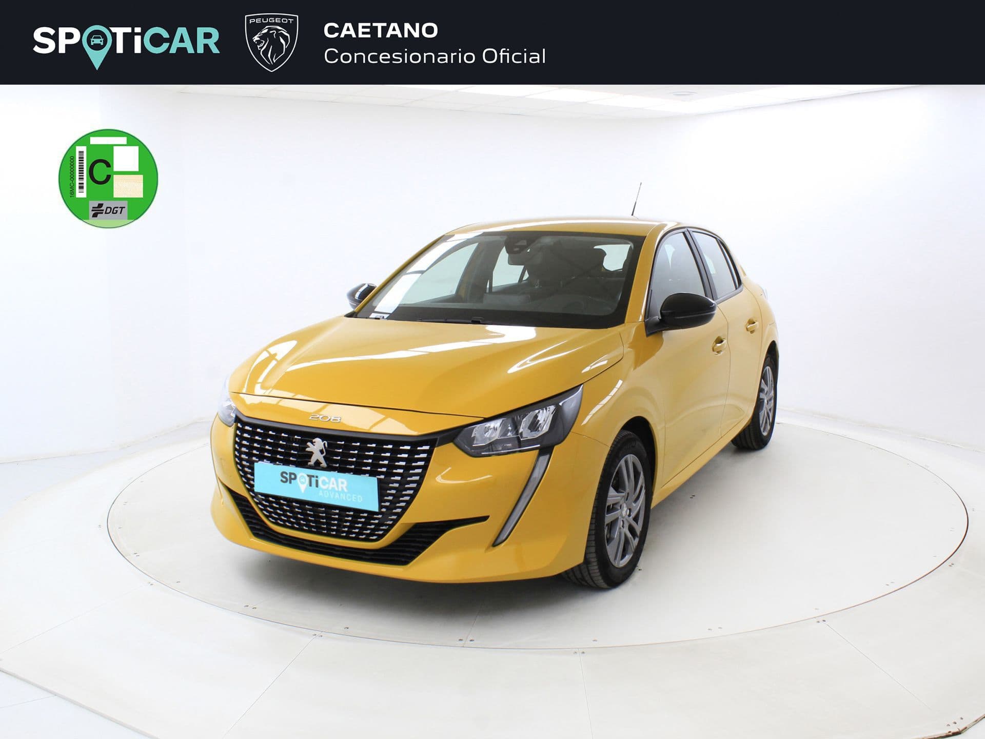 Peugeot 208 BlueHDi 73kW (100CV) Active Pack, color Amarillo Faro (metalizado), 2022, foto 1 de 6