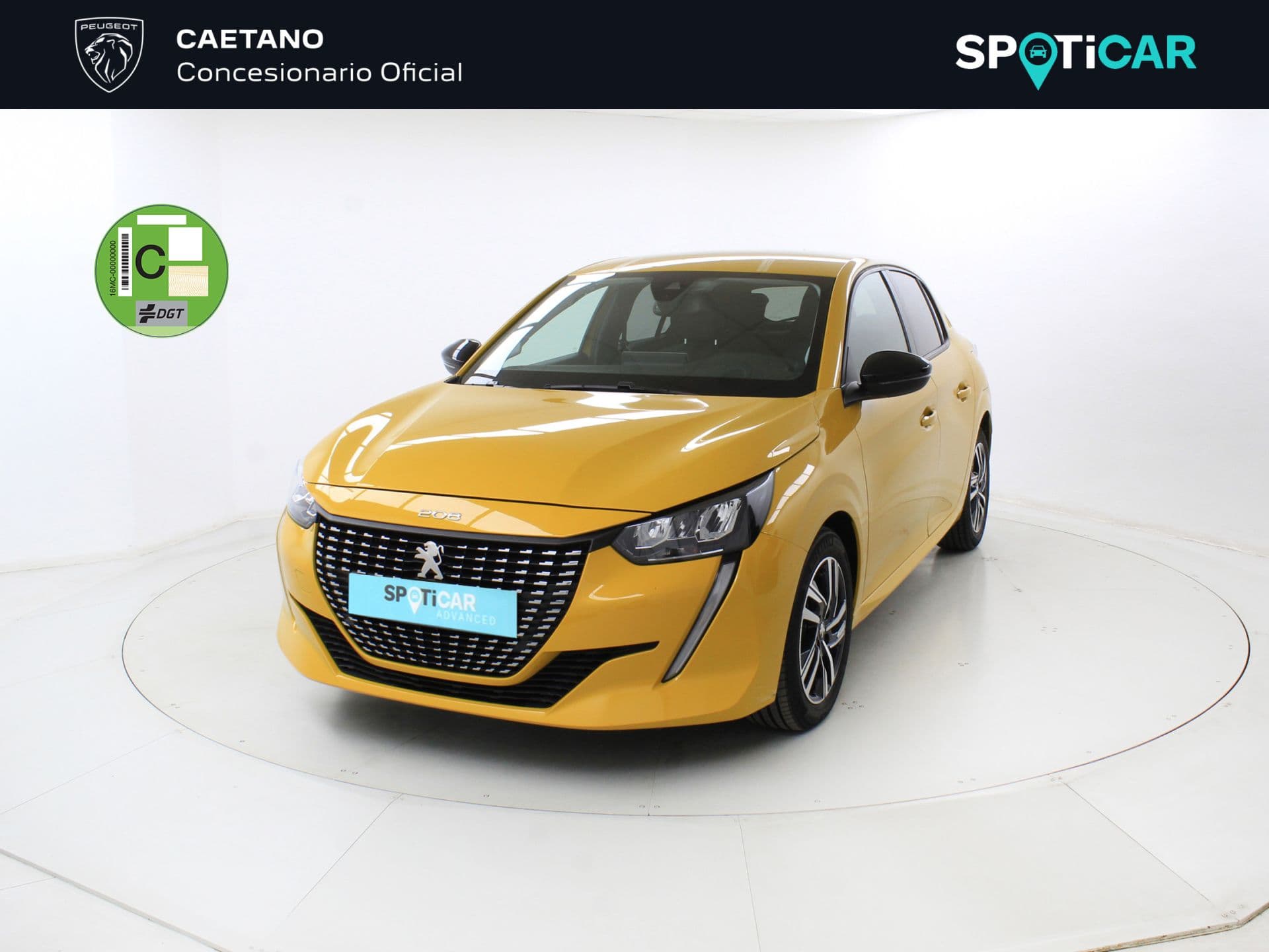 Peugeot 208 PureTech 73kW (100CV) Allure Pack, color Amarillo Faro (metalizado), 2022, foto 1 de 6