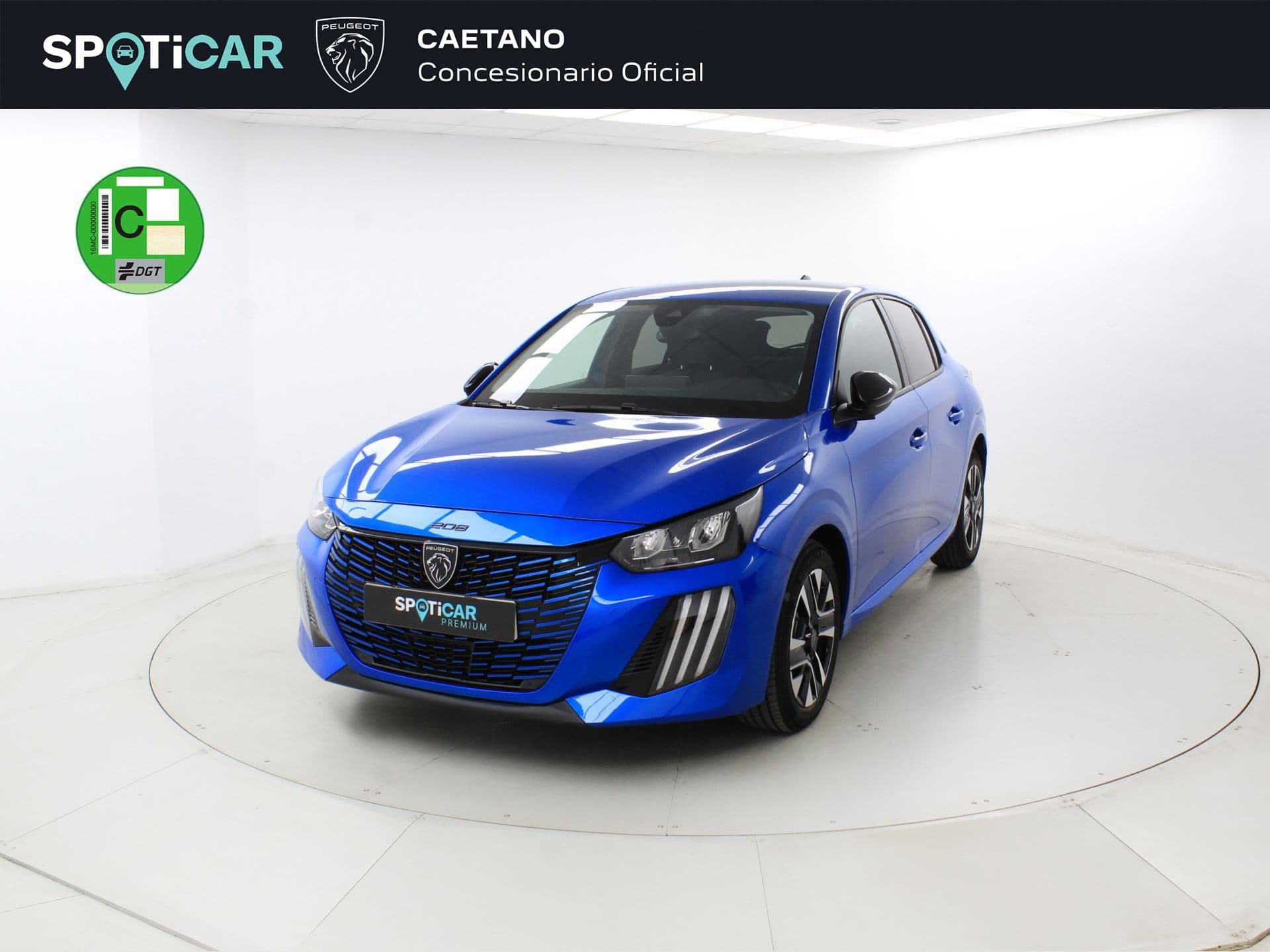 Peugeot 208 Allure Gasolina 100 S&S 6 Vel. MAN, color Azul Vértigo (especial), 2024