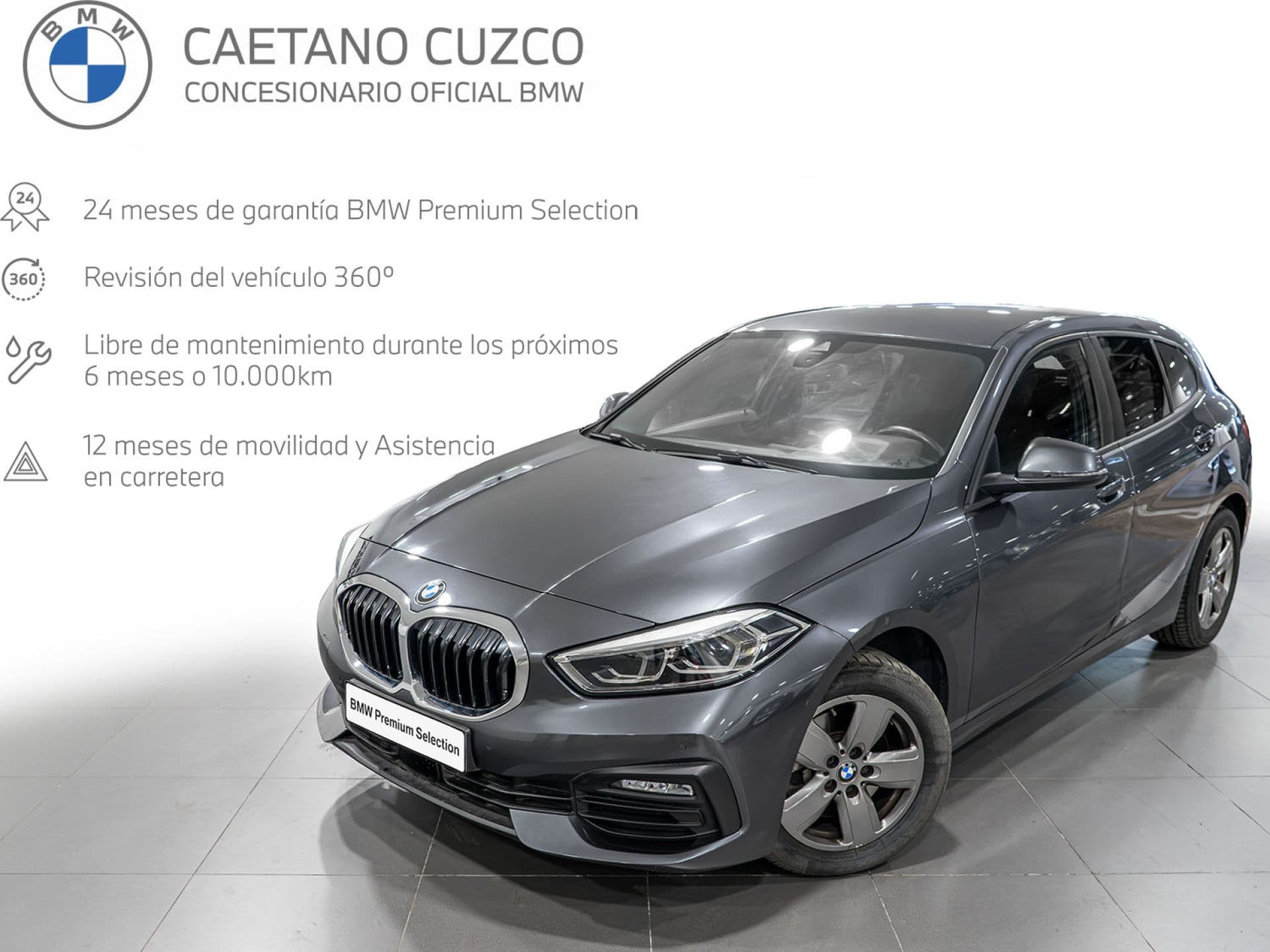BMW Serie 1 116d, color Pintura metalizada Mineralgrau, 2021