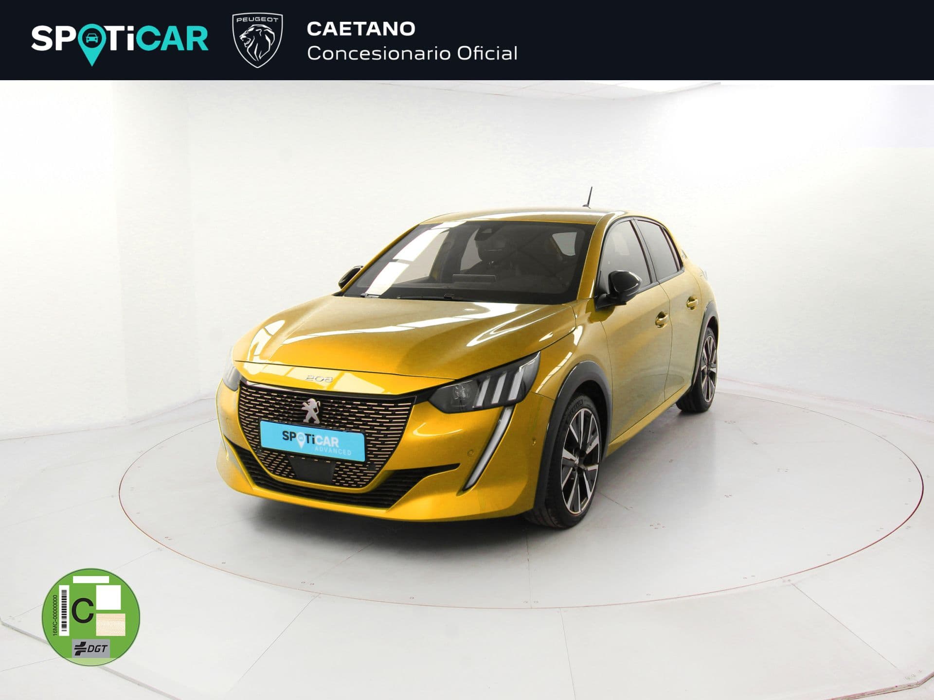 Peugeot 208 BlueHDi 73kW (100CV) GT, color Amarillo Faro (metalizado), 2022, foto 1 de 6