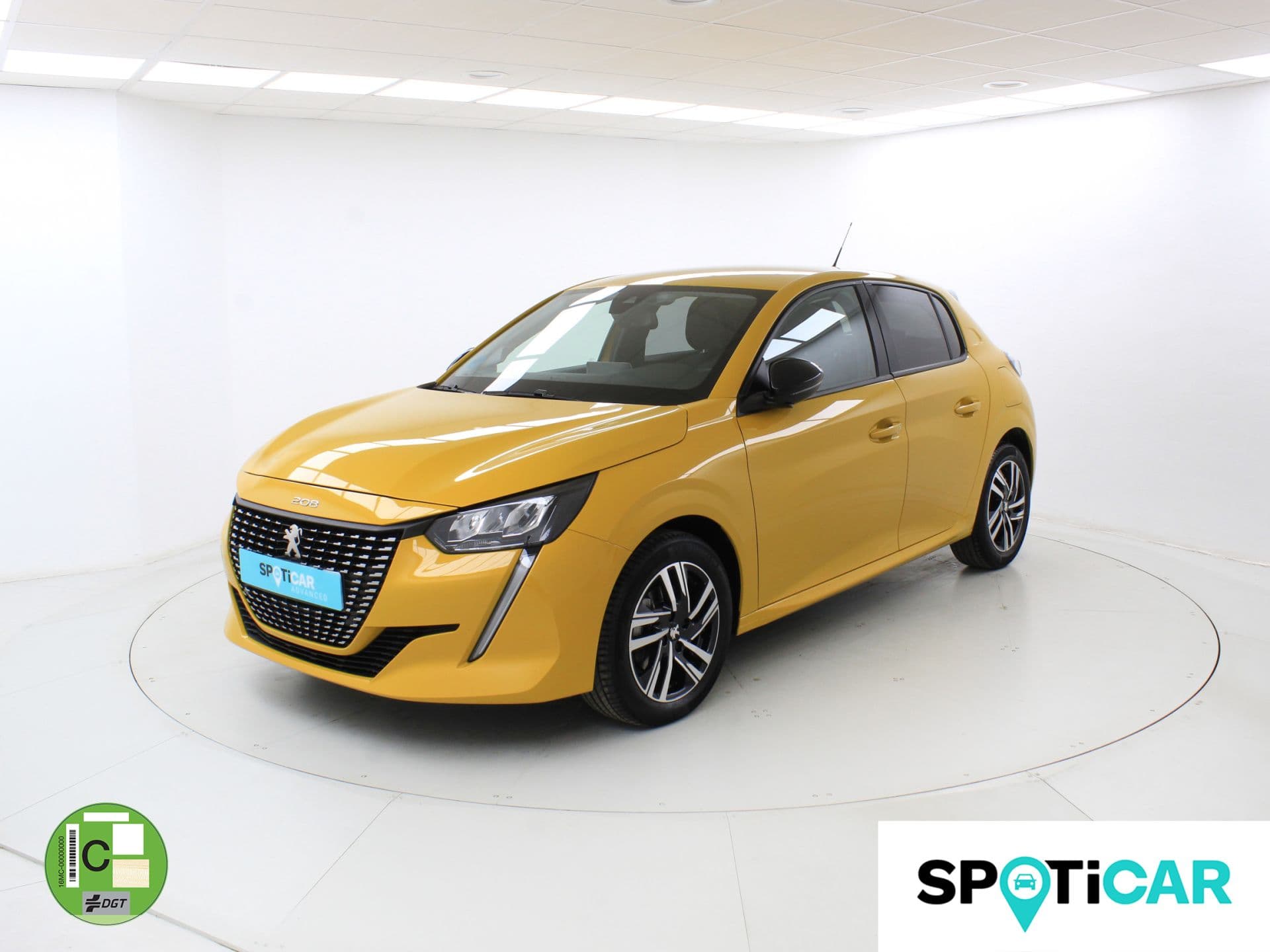 Peugeot 208 PureTech 73kW (100CV) Allure, color Amarillo Faro (metalizado), 2022, foto 3 de 6