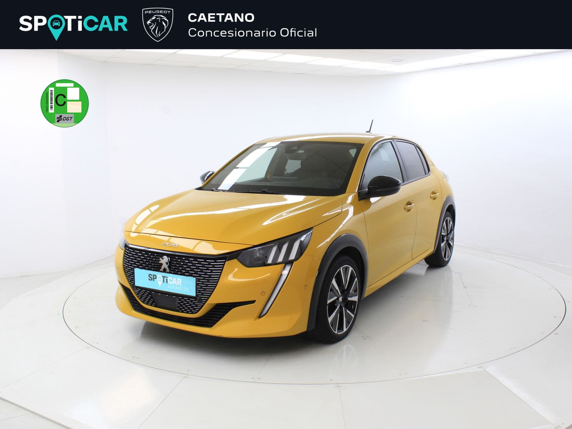 Peugeot 208 PureTech 73kW (100CV) GT, color Amarillo Faro (metalizado), 2022
