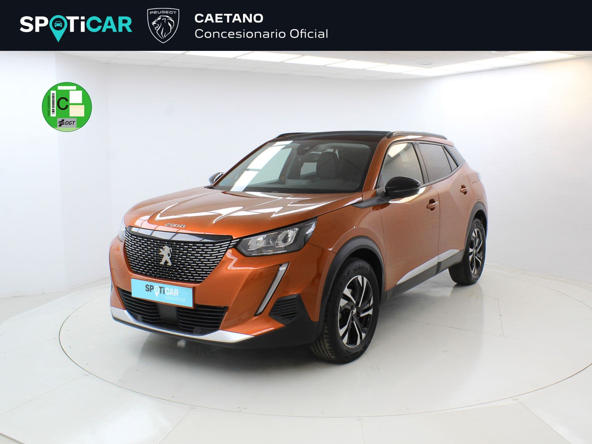 Peugeot 2008 Allure Pack Puretech 130 S&S EAT8, color Orange Fusion (metalizado), 2021, foto 1 de 6