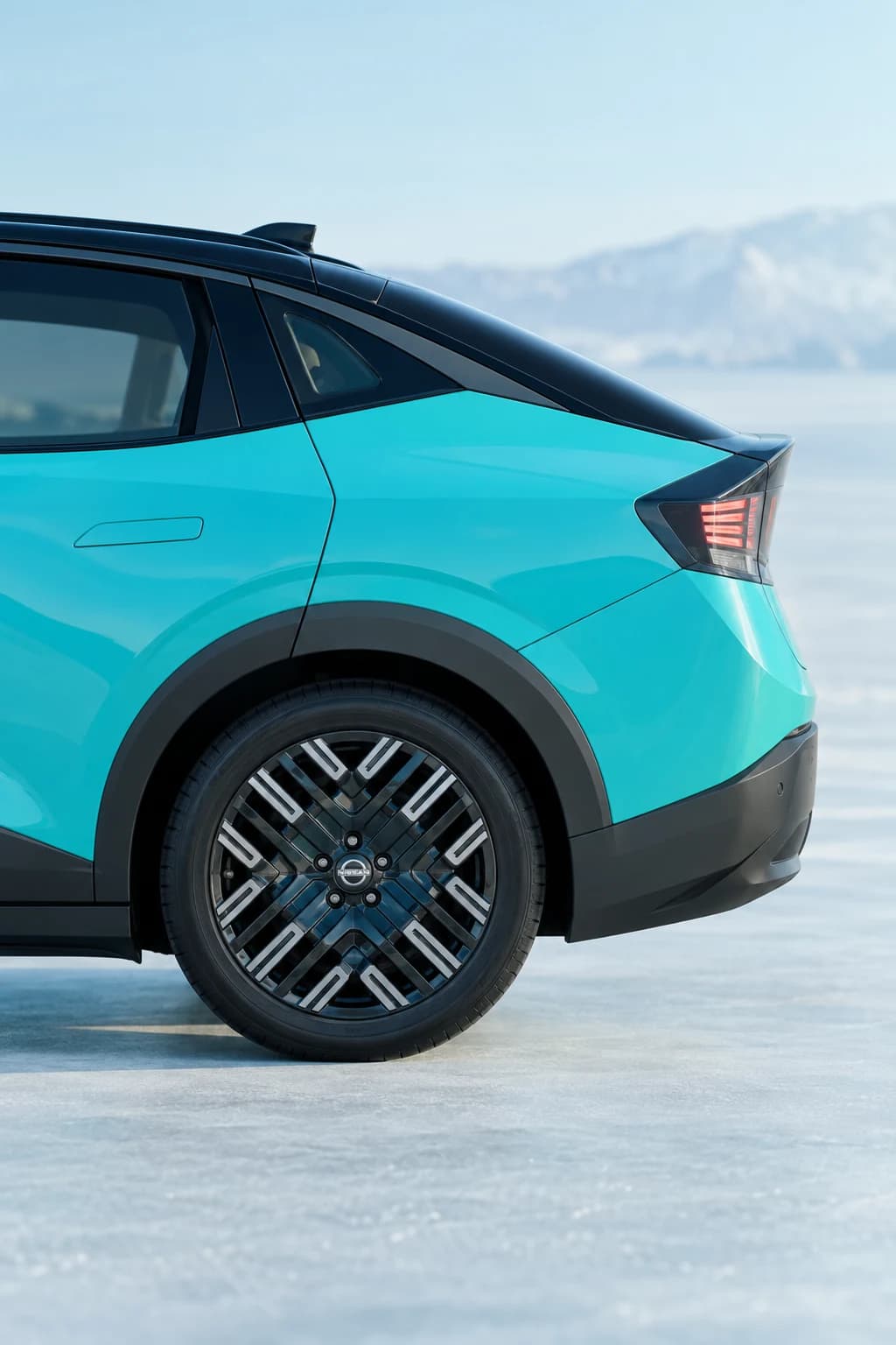 Perfil trasero del Nuevo Nissan LEAF