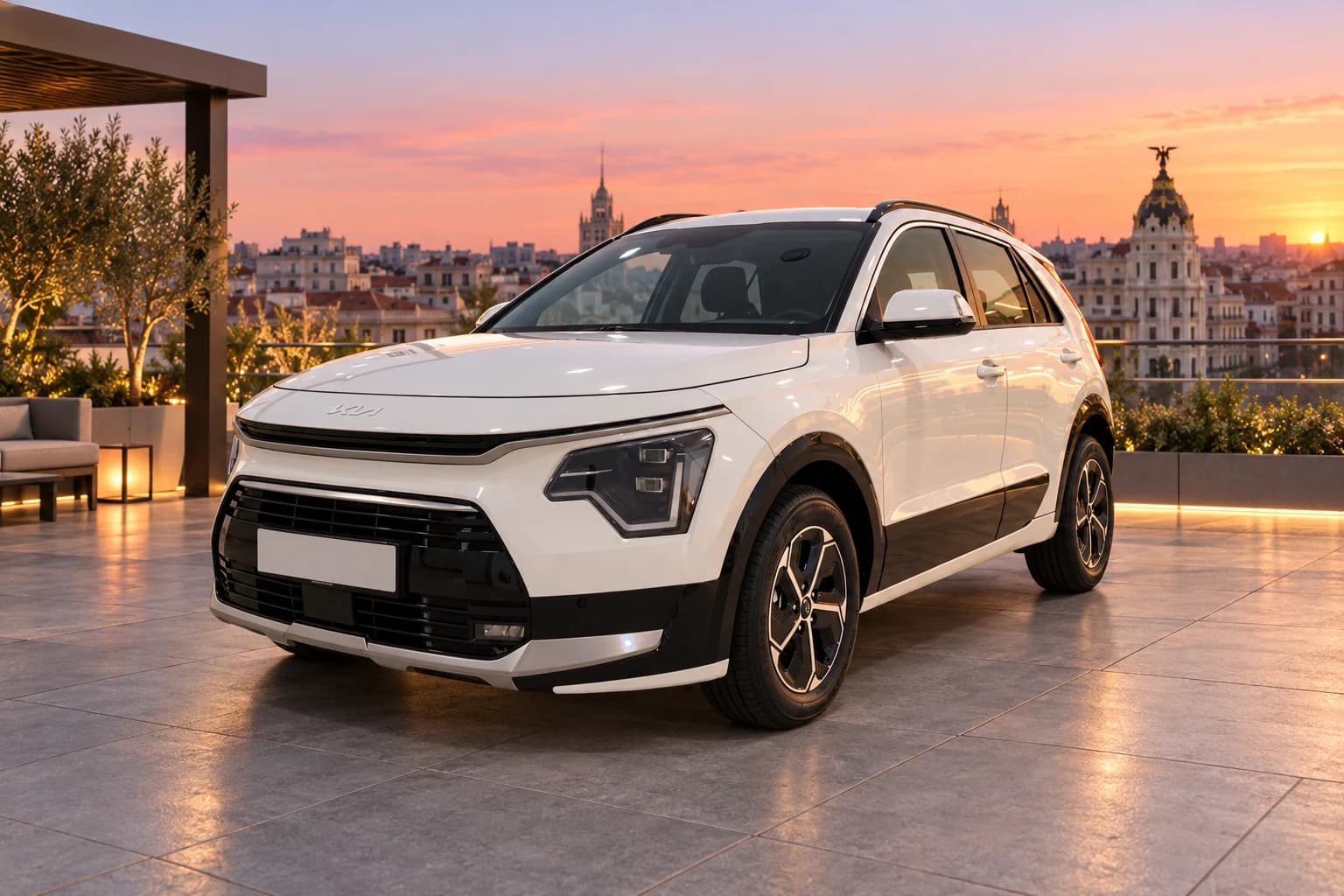 Kia Niro 1.6 GDi HEV 95kW (129CV) Drive, color Clear White (sólido), 2024