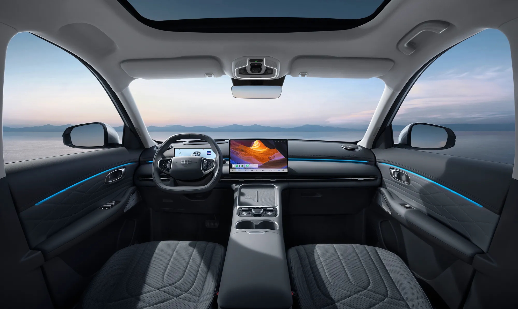 Interior del Geely Starray EM-i