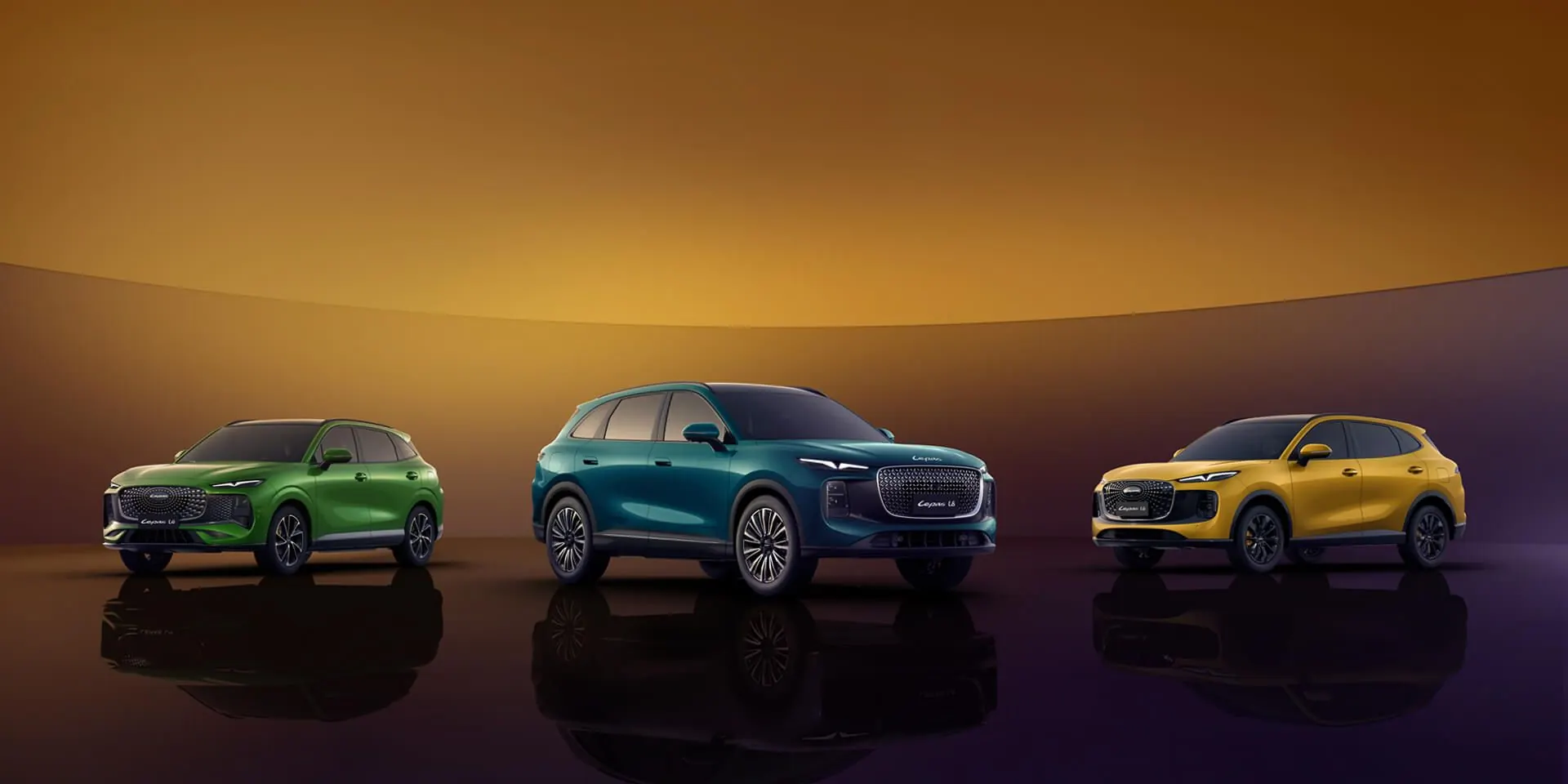 Los tres SUV de LEPAS: L4, L8 y L6