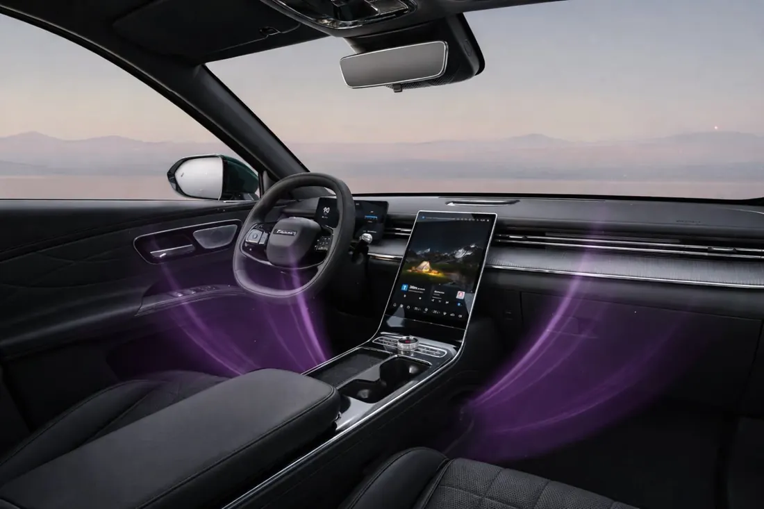 Interior del LEPAS L8: aire limpio