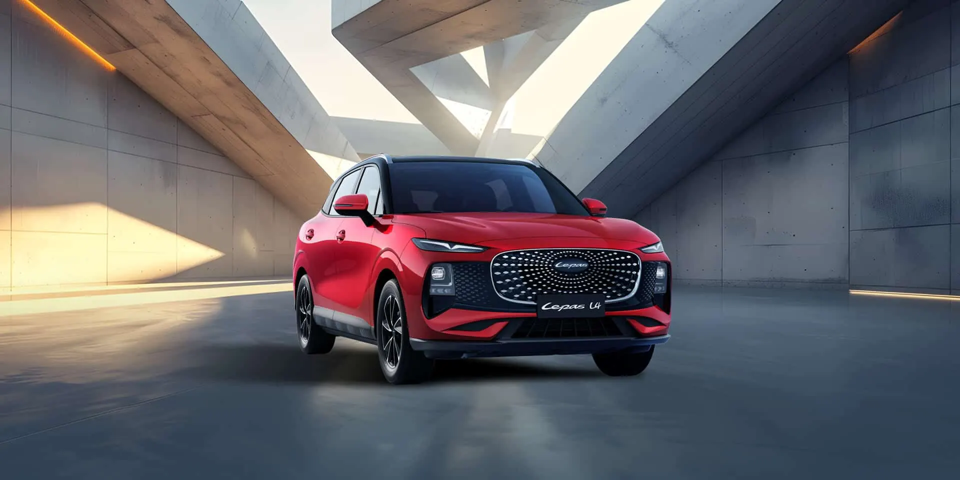 LEPAS L4 rojo, exterior