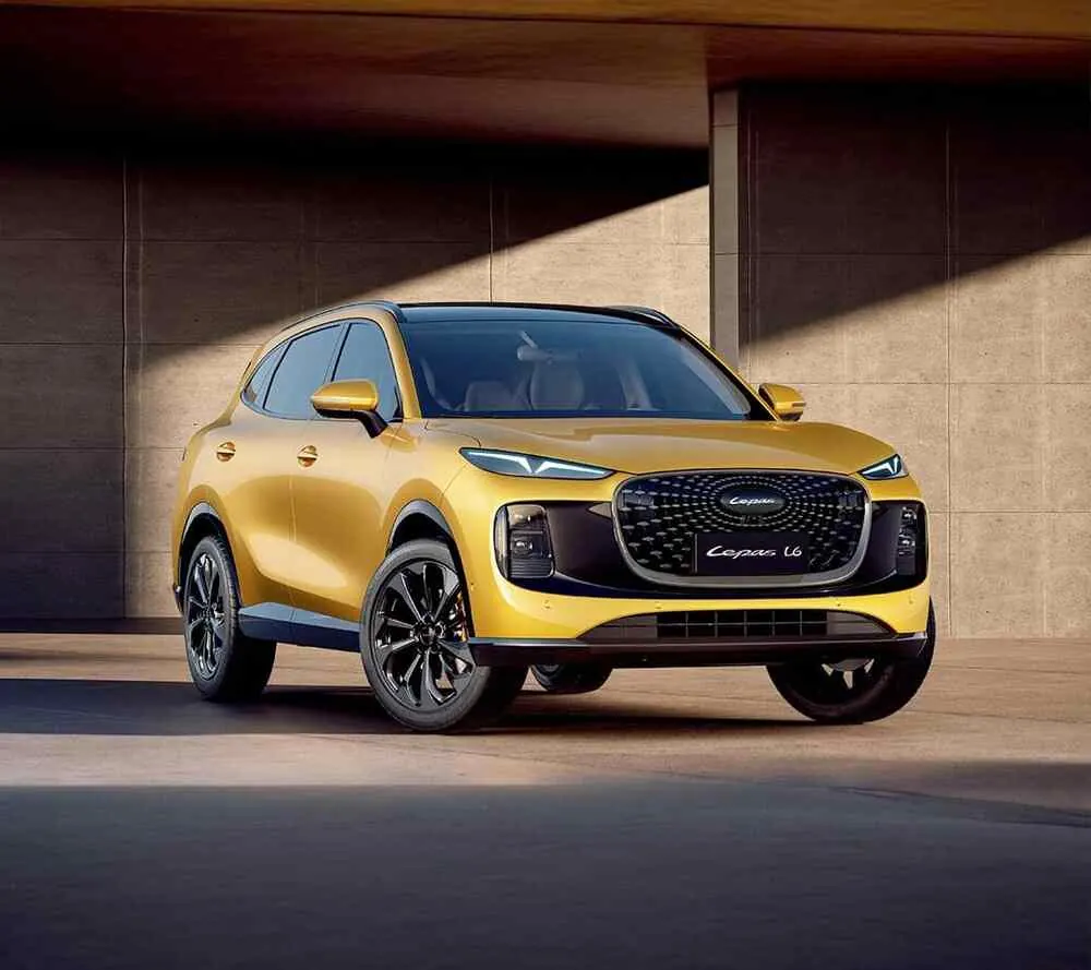 LEPAS L6 amarillo, vista frontal