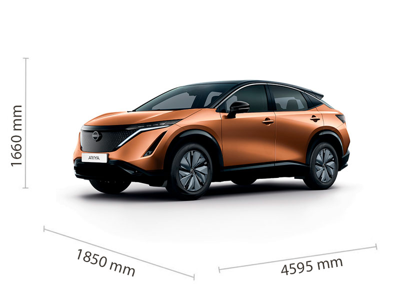 medidas-nissan-ariya medidas y dimensiones nissan ariya