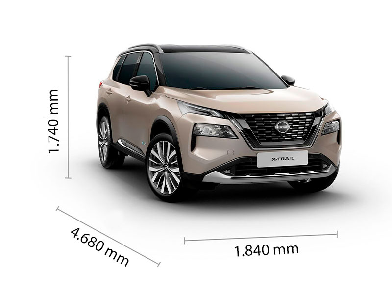 medidas-nissan-x-trail Medidas y dimensiones Nissan X-Trail