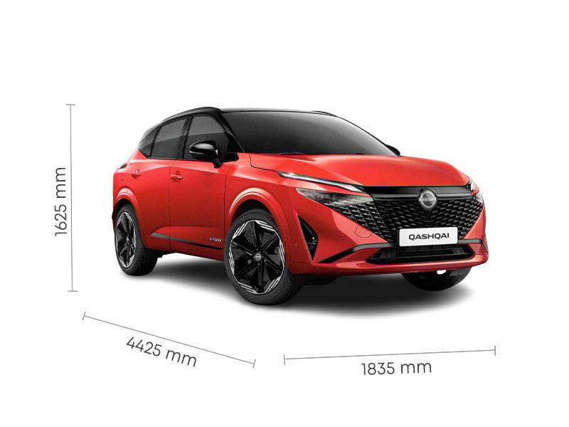 nissan-qashqai-medidas-2024 medidas y dimensiones nissan qashqai 2024