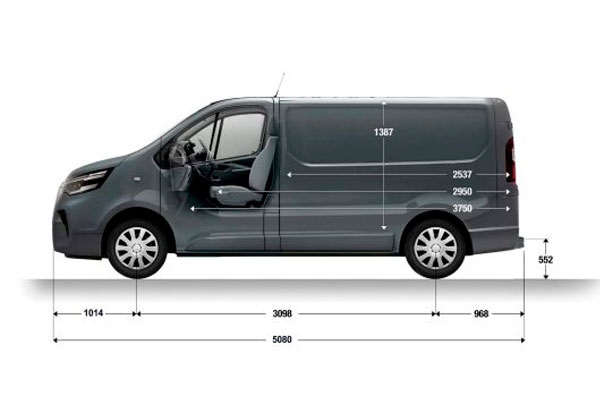 primastar-dimensiones dimensiones nueva nissan primastar