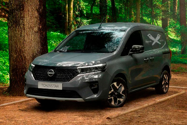 townstar-in-the-forest Nissan Townstar furgón electrico