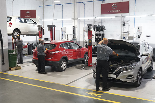 instalacion-taller-nissan-madrid taller nissan Madrid caetano reicomsa