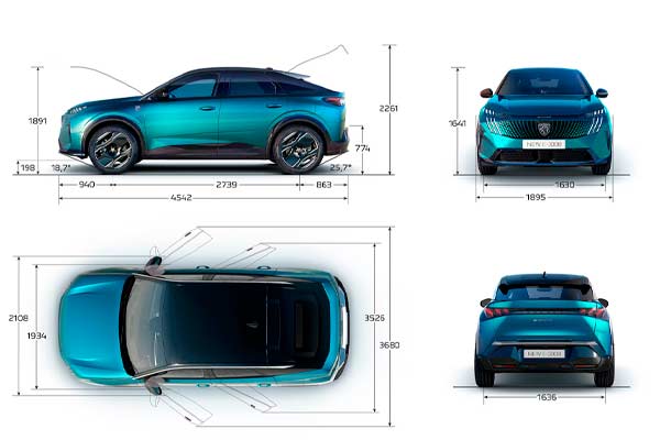 Peugeot 3008 Medidas Peugeot 3008 Medidas