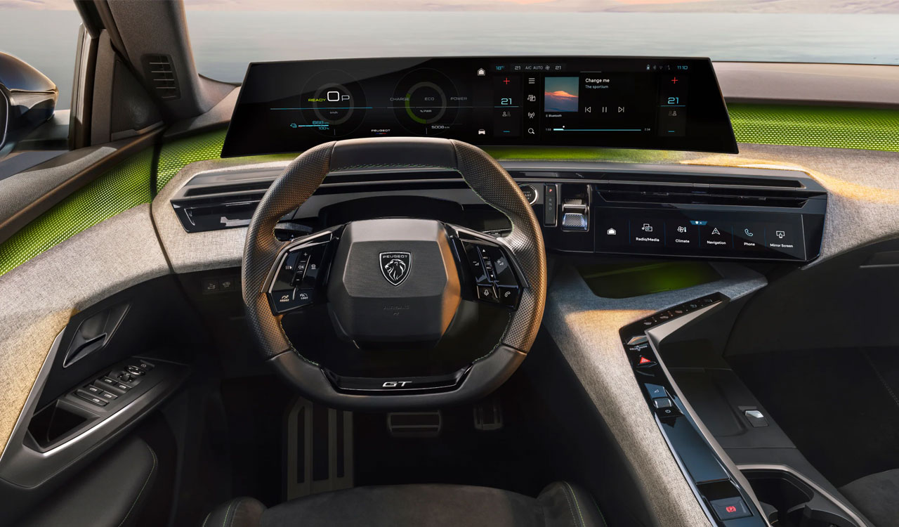 Interior Peugeot e-5008 Interior Peugeot e-5008