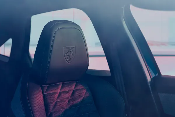 Foto interior del asiento del Peugeot 3008