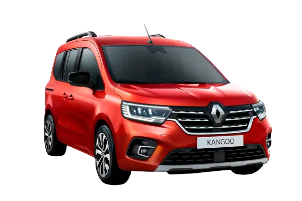 Renault Kangoo 4x4 Stock VO Foto de un Renault Kangoo 4x4 rojo con fondo transparente