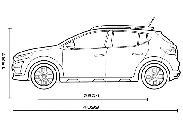 Medidas Dacia Sandero Stepway
