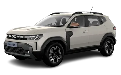 Dacia Duster Stock VO model Foto del Dacia Duster VO gris en fondo transparente