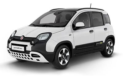 Foto del Fiat Panda Pandina blanco en fondo transparente