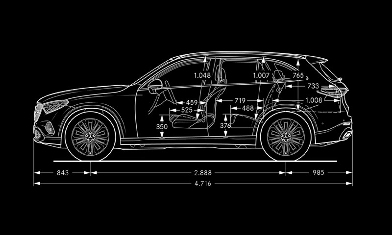 glc-dimensiones mercedes glc